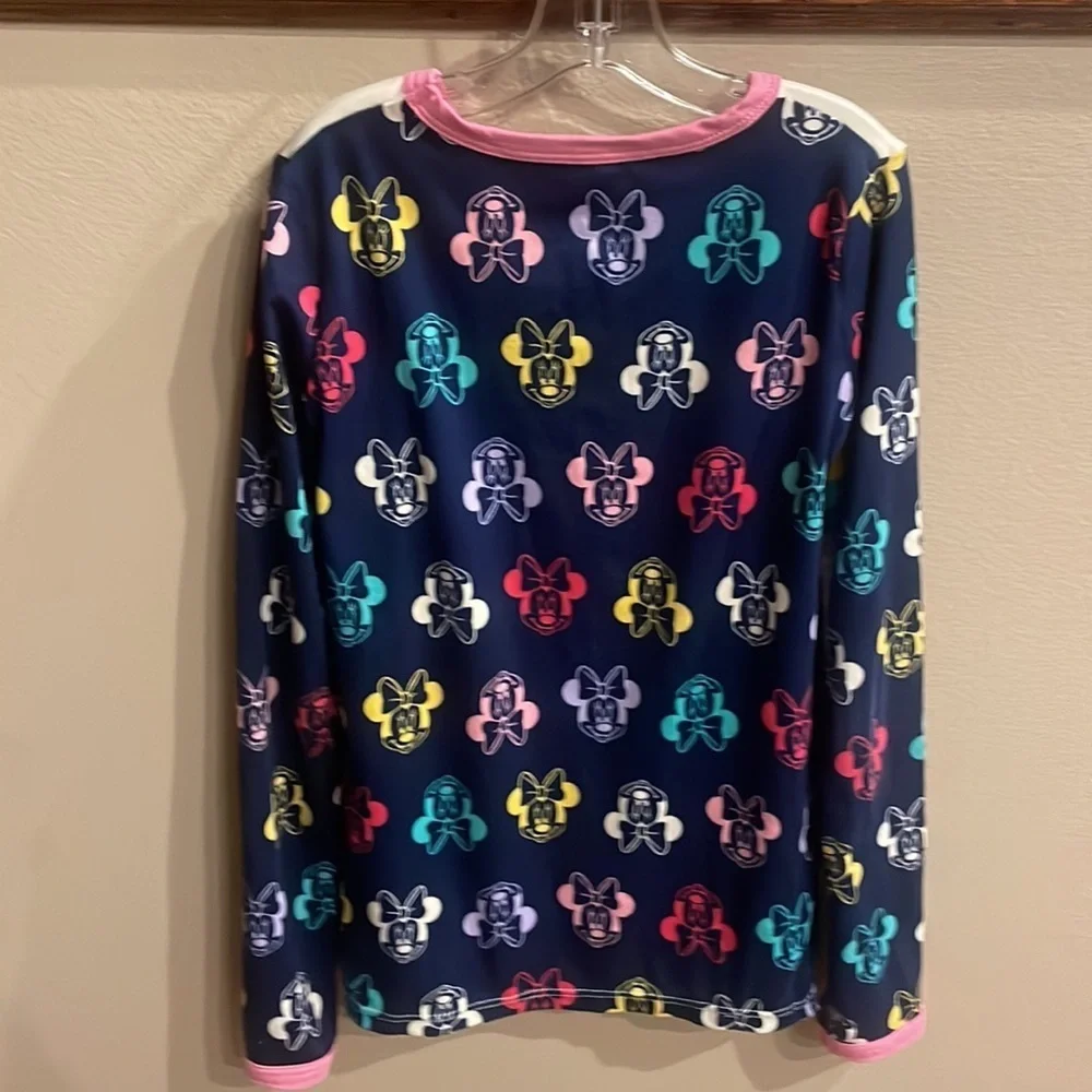 Disney ORIGINAL MINNIE little girls top / pajama top long sleeve with thumb hole